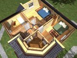 Проект дома ПД-019 3D План 5